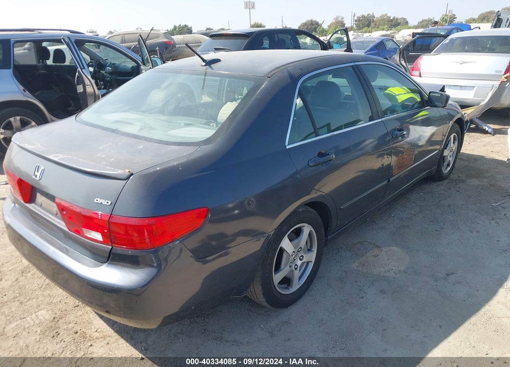 2005 HONDA ACCORD HYBRID IMA VIN: JHMCN36415C013449