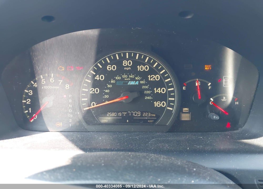 2005 HONDA ACCORD HYBRID IMA VIN: JHMCN36415C013449