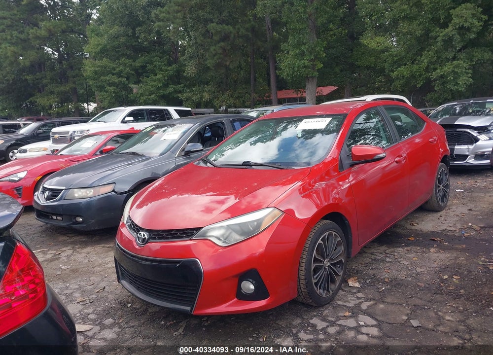 2014 TOYOTA COROLLA S PLUS VIN: 2T1BURHE4EC217887
