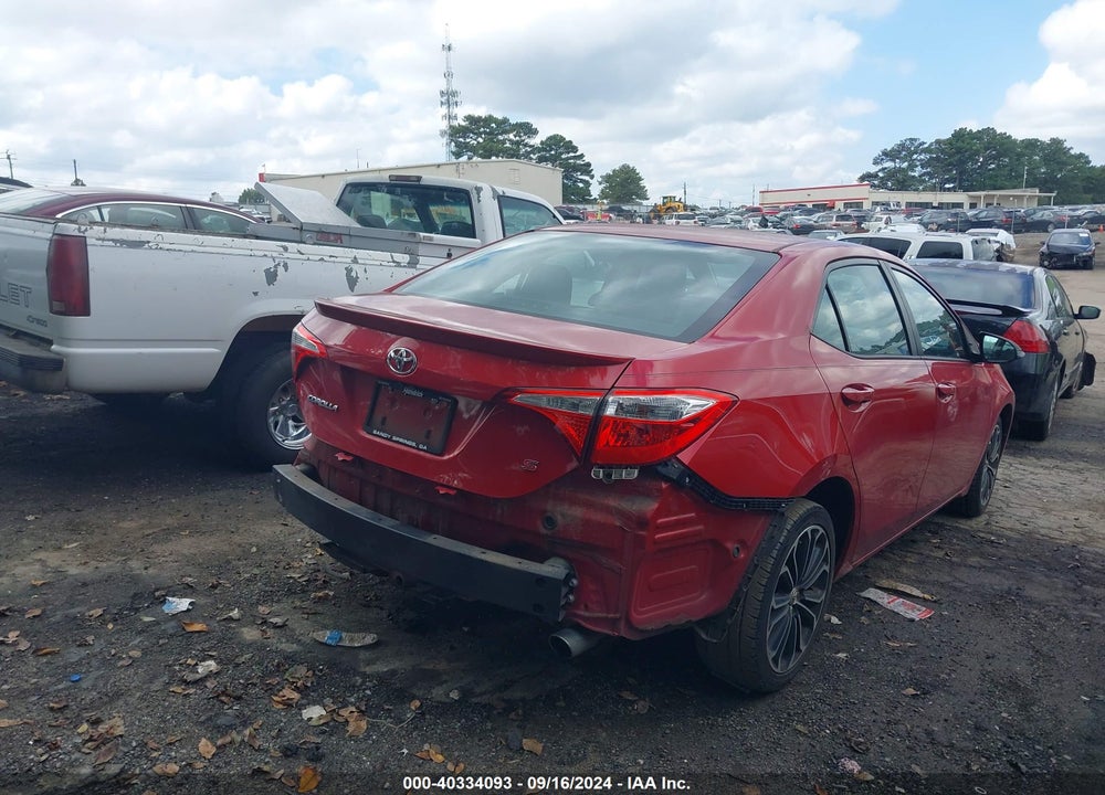 2014 TOYOTA COROLLA S PLUS VIN: 2T1BURHE4EC217887