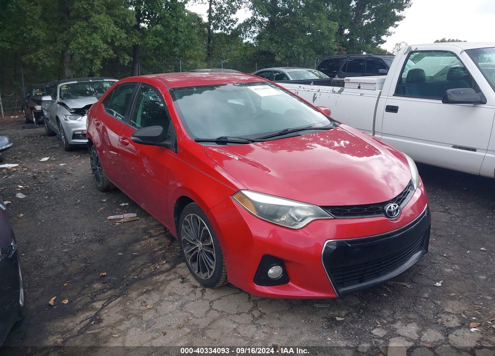 2014 TOYOTA COROLLA S PLUS VIN: 2T1BURHE4EC217887