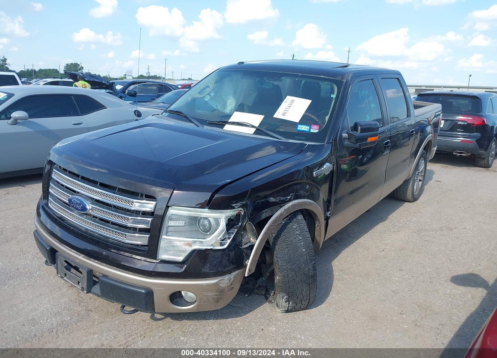 2014 FORD F-150 KING RANCH VIN: 1FTFW1EF0EKE18923