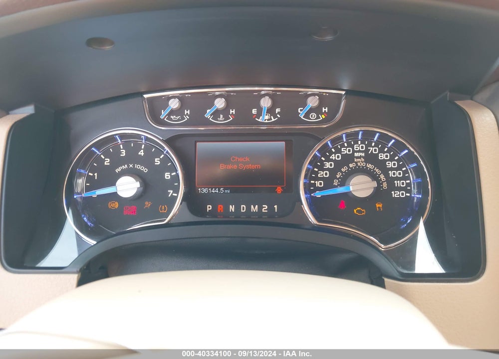 2014 FORD F-150 KING RANCH VIN: 1FTFW1EF0EKE18923