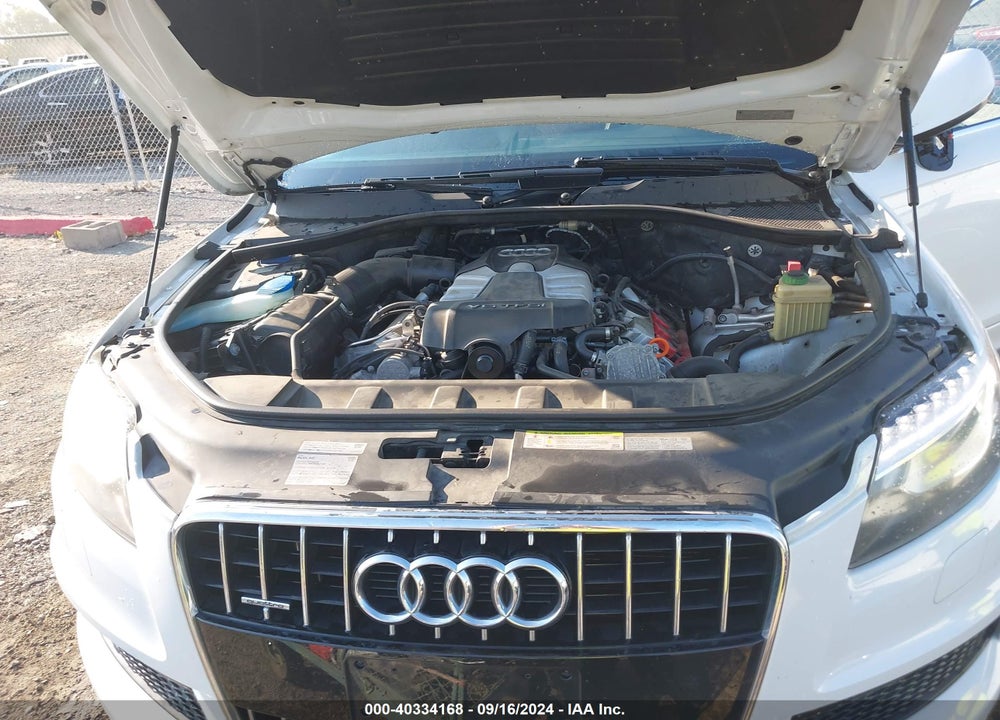2013 AUDI Q7 3.0T S LINE PRESTIGE VIN: WA1DGAFE5DD016290