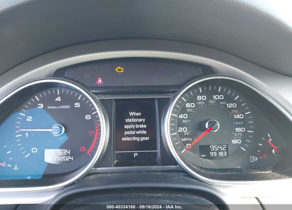 2013 AUDI Q7 3.0T S LINE PRESTIGE VIN: WA1DGAFE5DD016290