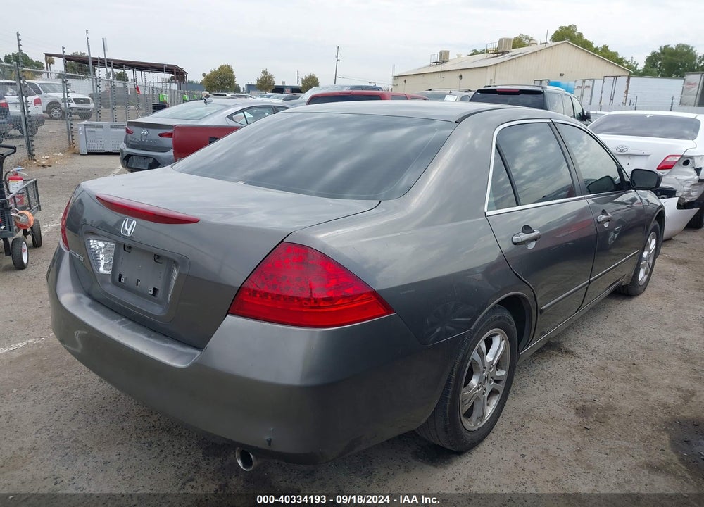 2006 HONDA ACCORD 2.4 EX VIN: 1HGCM56776A005736