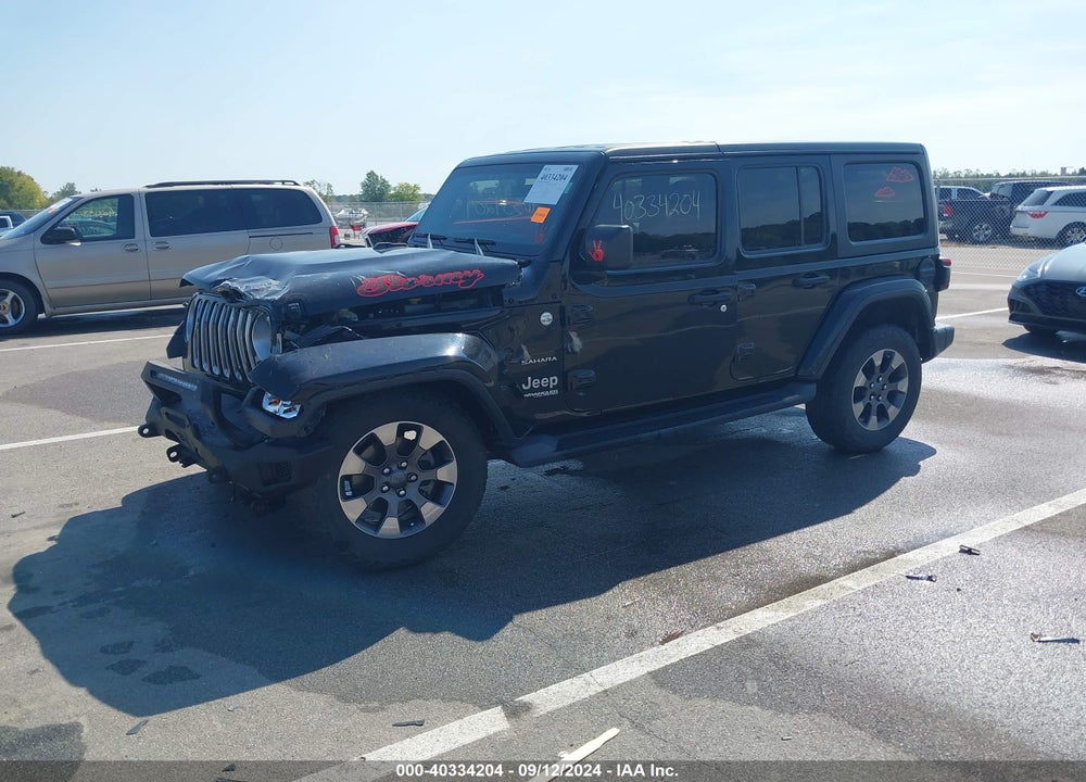 2018 JEEP WRANGLER UNLIMITED SAHARA VIN: 1C4HJXEG5JW130465