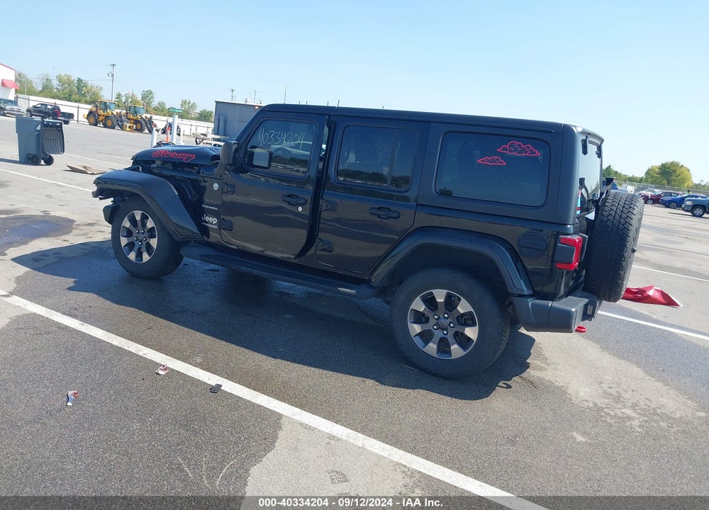 2018 JEEP WRANGLER UNLIMITED SAHARA VIN: 1C4HJXEG5JW130465