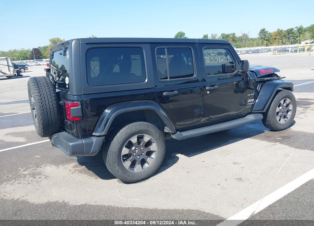 2018 JEEP WRANGLER UNLIMITED SAHARA VIN: 1C4HJXEG5JW130465