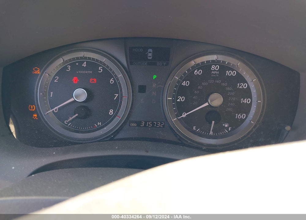 2008 LEXUS ES 350 VIN: JTHBJ46GX82229155