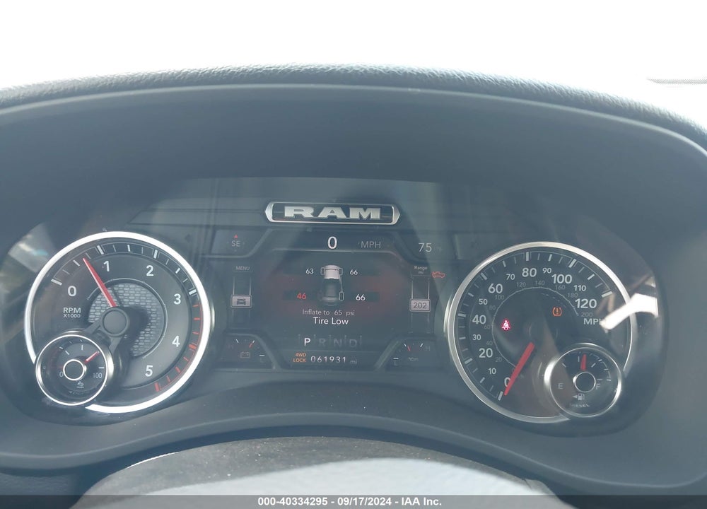 2022 RAM 2500 BIG HORN 4X4 6'4 BOX VIN: 3C6UR5DL7NG168351