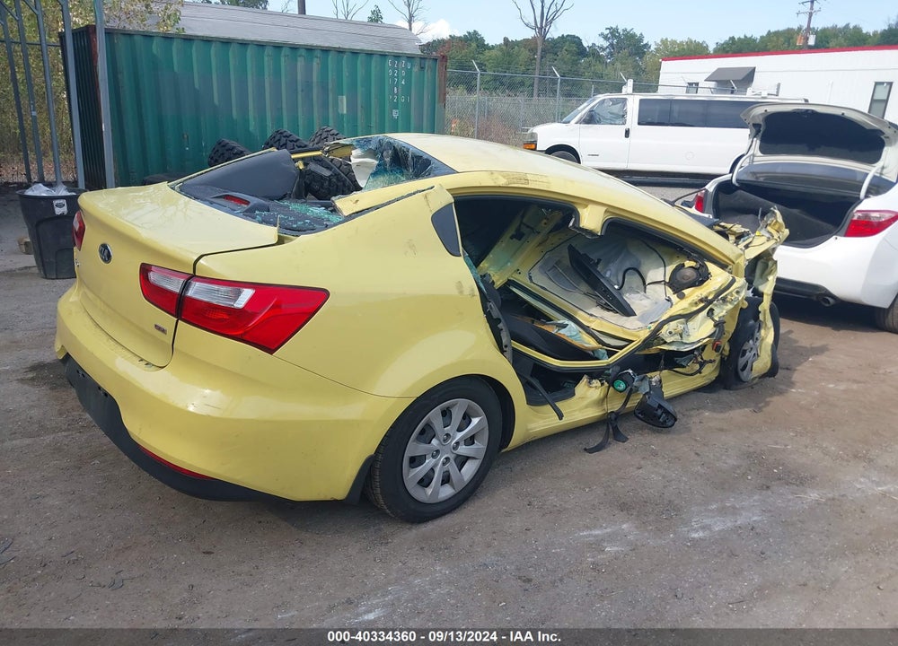 2016 KIA RIO LX VIN: KNADM4A3XG6586345