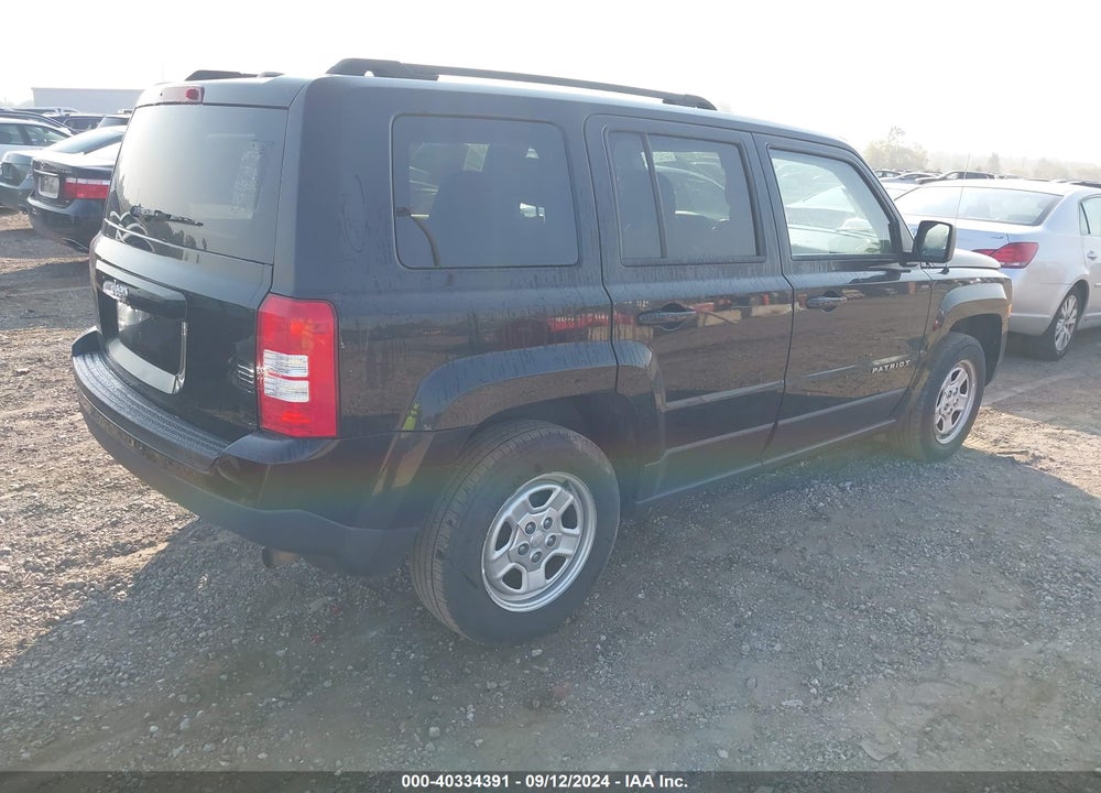 2016 JEEP PATRIOT SPORT VIN: 1C4NJPBA9GD744412