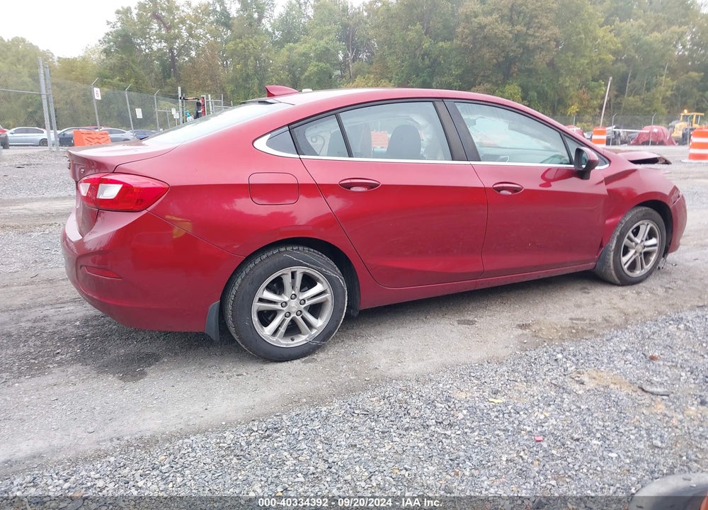 2017 CHEVROLET CRUZE LT AUTO VIN: 1G1BE5SMXH7220409