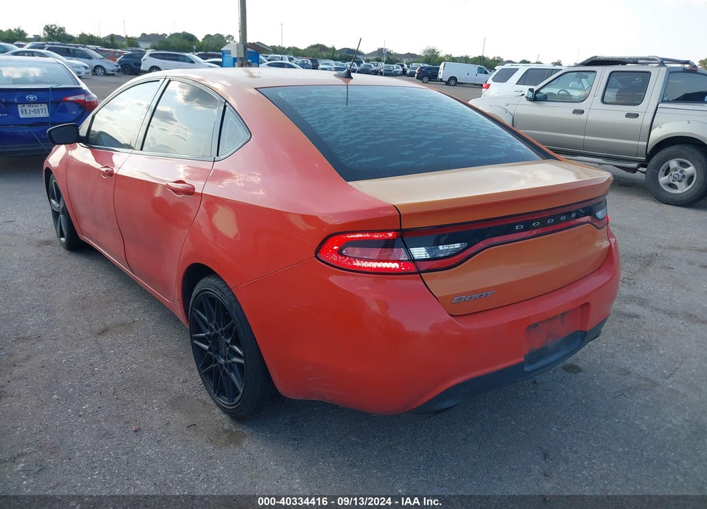 2015 DODGE DART SXT VIN: 1C3CDFBB2FD310580