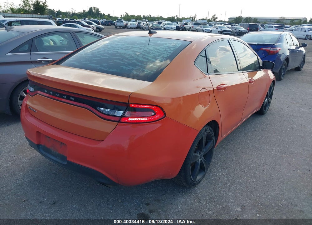 2015 DODGE DART SXT VIN: 1C3CDFBB2FD310580