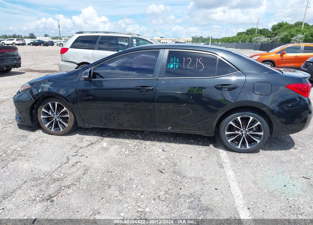 2018 TOYOTA COROLLA SE VIN: 2T1BURHE9JC049643