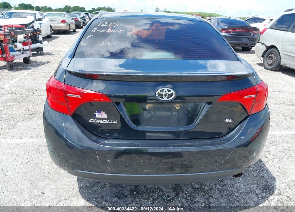 2018 TOYOTA COROLLA SE VIN: 2T1BURHE9JC049643