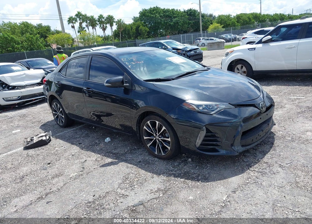 2018 TOYOTA COROLLA SE VIN: 2T1BURHE9JC049643