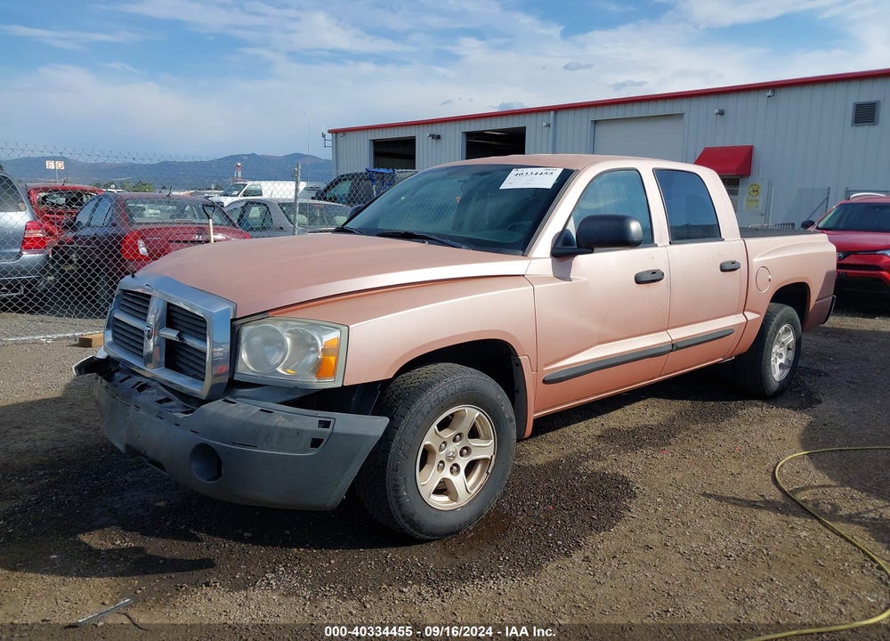 2005 DODGE DAKOTA SLT VIN: 1D7HW48N15S342034