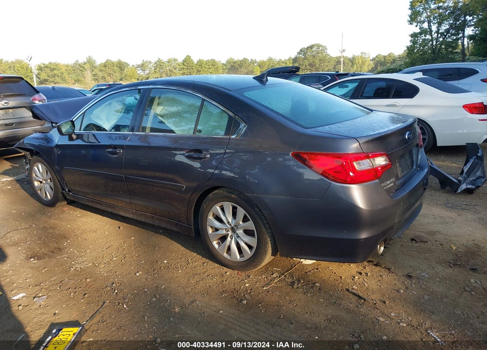 2016 SUBARU LEGACY 2.5I PREMIUM VIN: 4S3BNAC62G3004768
