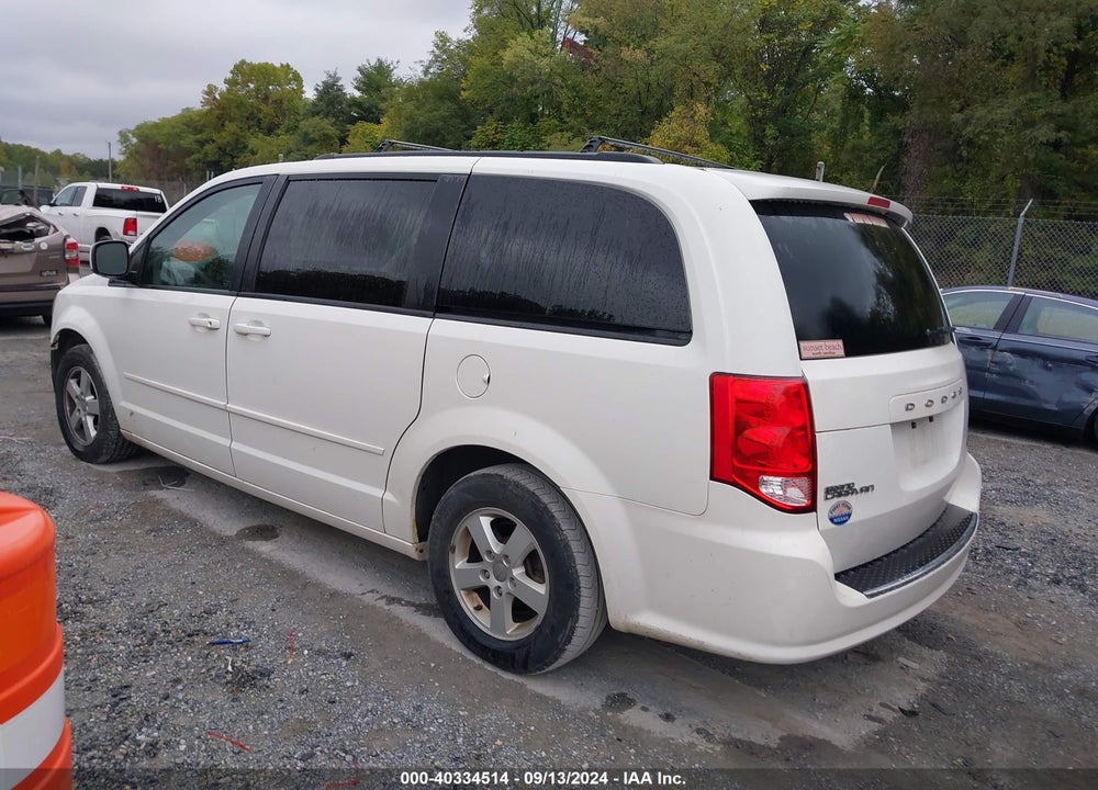 2013 DODGE GRAND CARAVAN SXT VIN: 2C4RDGCGXDR536933