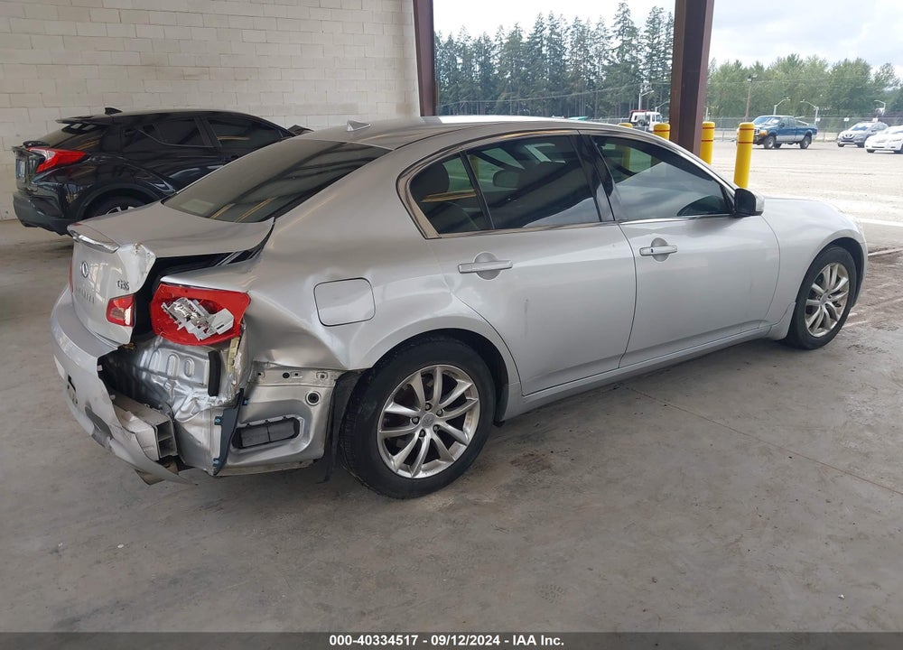 2008 INFINITI G35 JOURNEY VIN: JNKBV61E28M217284