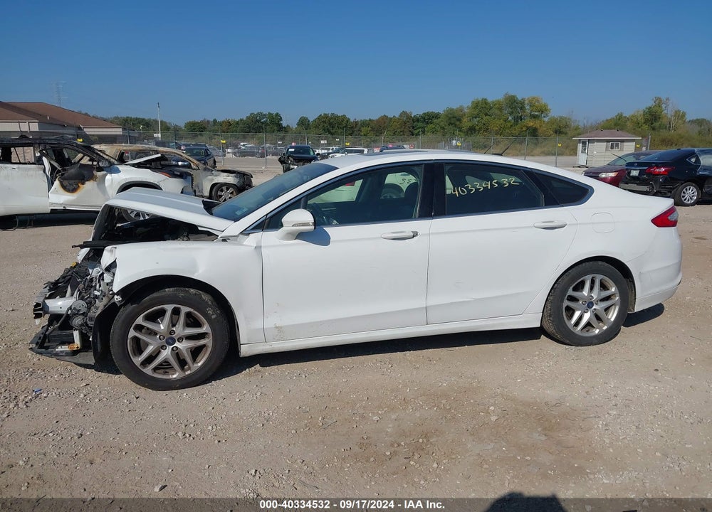 2016 FORD FUSION SE VIN: 3FA6P0HD9GR261284