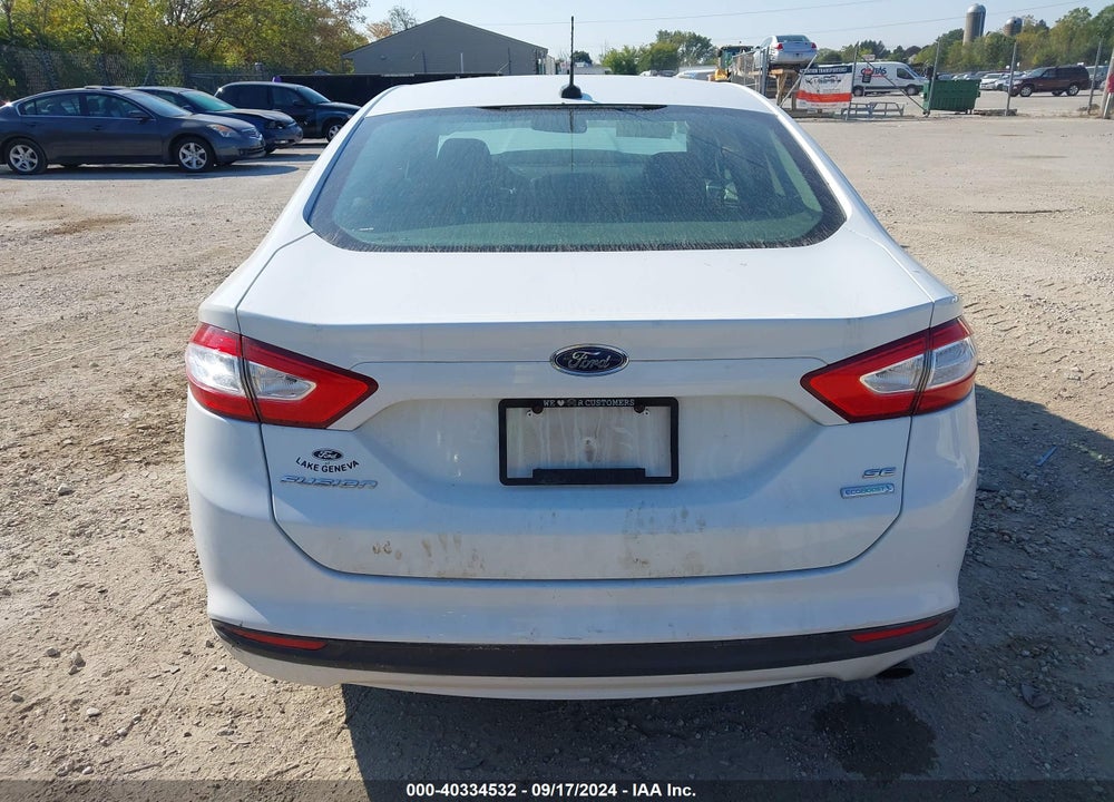 2016 FORD FUSION SE VIN: 3FA6P0HD9GR261284