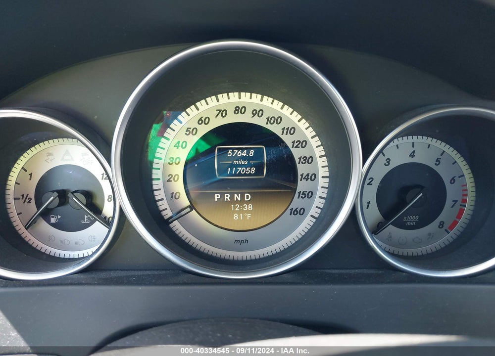 2012 MERCEDES-BENZ C 250 LUXURY/SPORT VIN: WDDGF4HB5CA613326