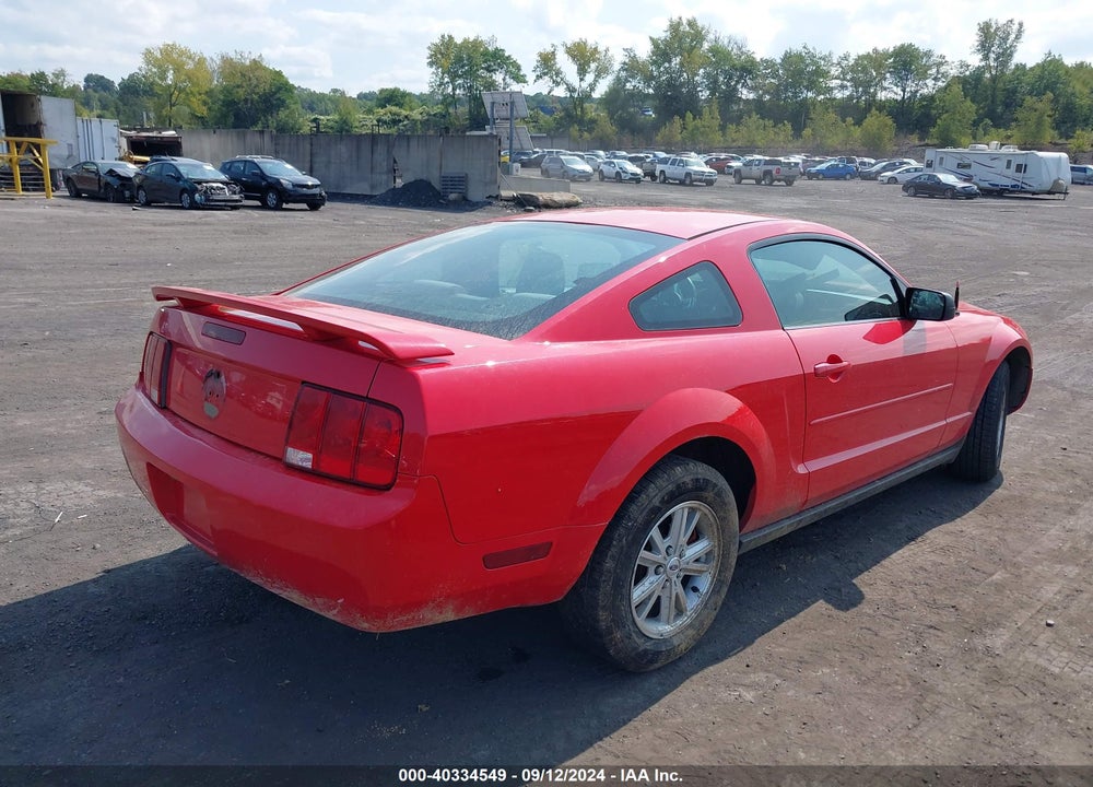 2006 FORD MUSTANG V6 VIN: 1ZVFT80N965210200