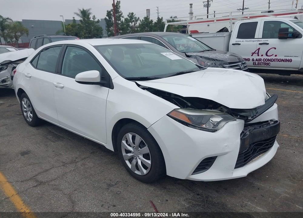 2015 TOYOTA COROLLA LE VIN: 5YFBURHE4FP180373