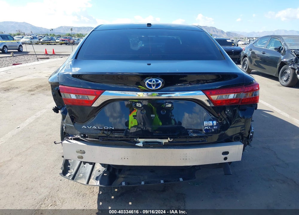 2016 TOYOTA AVALON HYBRID XLE PREMIUM VIN: 4T1BD1EB1GU050787