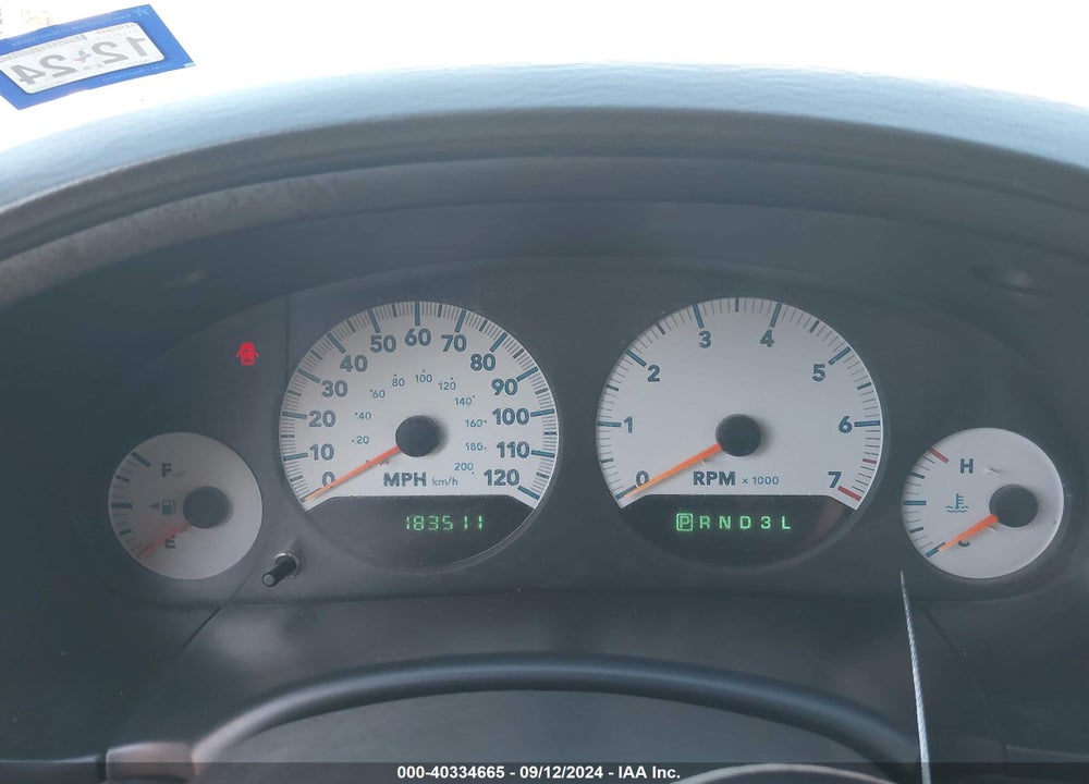 2007 DODGE GRAND CARAVAN SXT VIN: 2D4GP44L47R306921