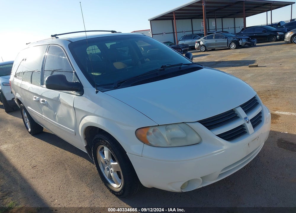 2007 DODGE GRAND CARAVAN SXT VIN: 2D4GP44L47R306921
