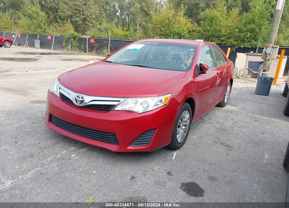 2013 TOYOTA CAMRY LE VIN: 4T4BF1FK2DR326744