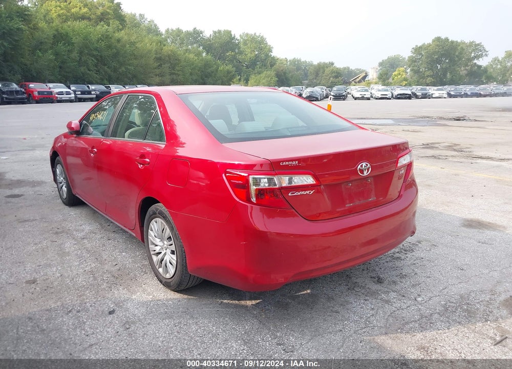 2013 TOYOTA CAMRY LE VIN: 4T4BF1FK2DR326744