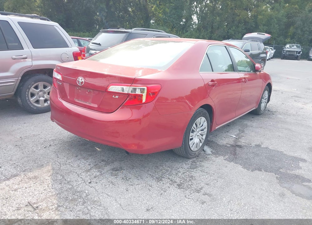 2013 TOYOTA CAMRY LE VIN: 4T4BF1FK2DR326744