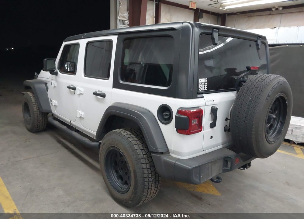 2018 JEEP WRANGLER UNLIMITED SPORT S 4X4 VIN: 1C4HJXDN0JW306340