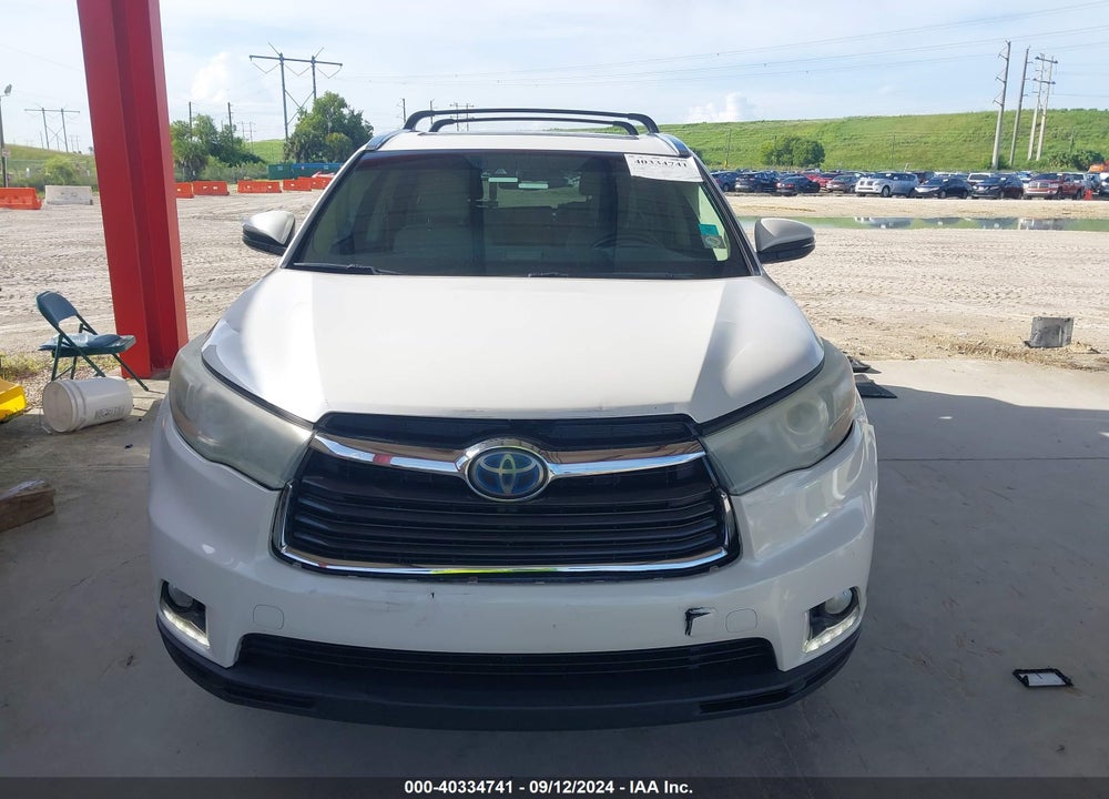 2016 TOYOTA HIGHLANDER HYBRID LIMITED PLATINUM V6 VIN: 5TDDCRFH2GS013799