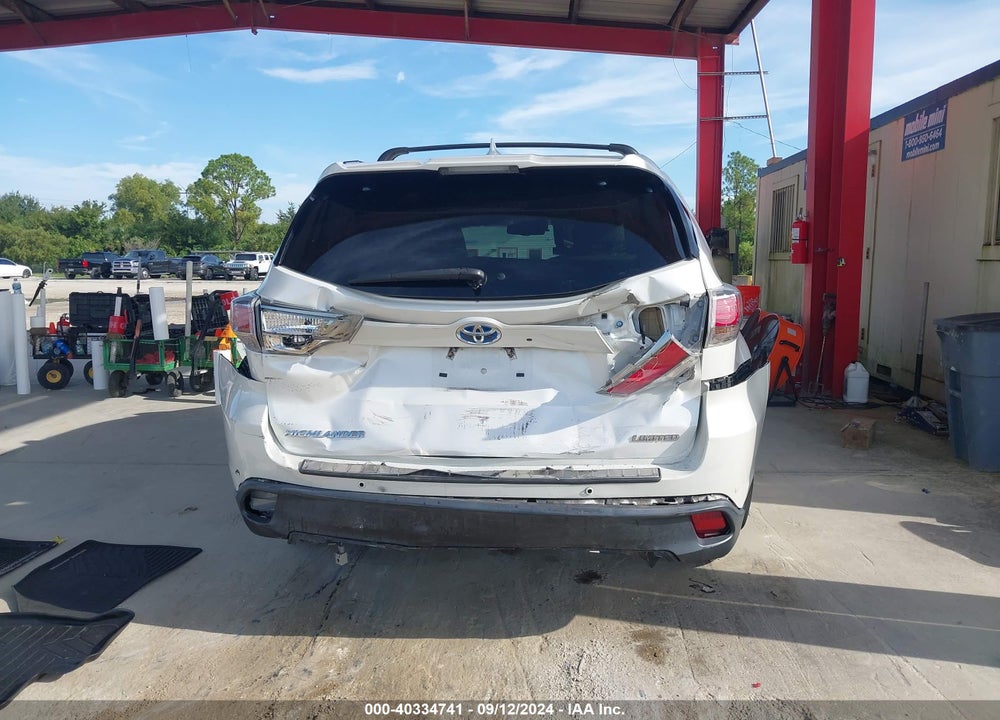2016 TOYOTA HIGHLANDER HYBRID LIMITED PLATINUM V6 VIN: 5TDDCRFH2GS013799