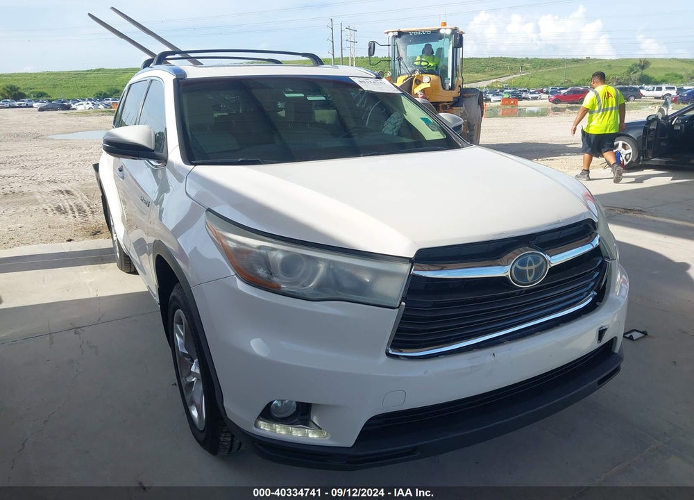 2016 TOYOTA HIGHLANDER HYBRID LIMITED PLATINUM V6 VIN: 5TDDCRFH2GS013799