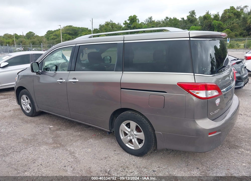 2016 NISSAN QUEST PLATINUM/S/SL/SV VIN: JN8AE2KP7G9150063