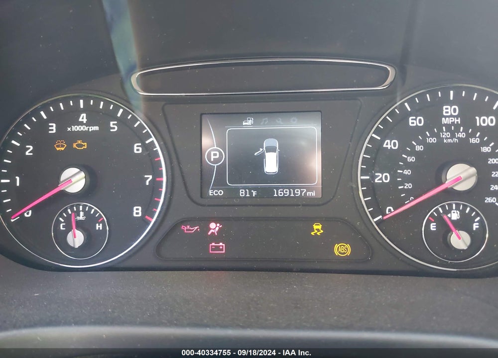 2016 KIA SORENTO 2.4L LX VIN: 5XYPG4A38GG035853