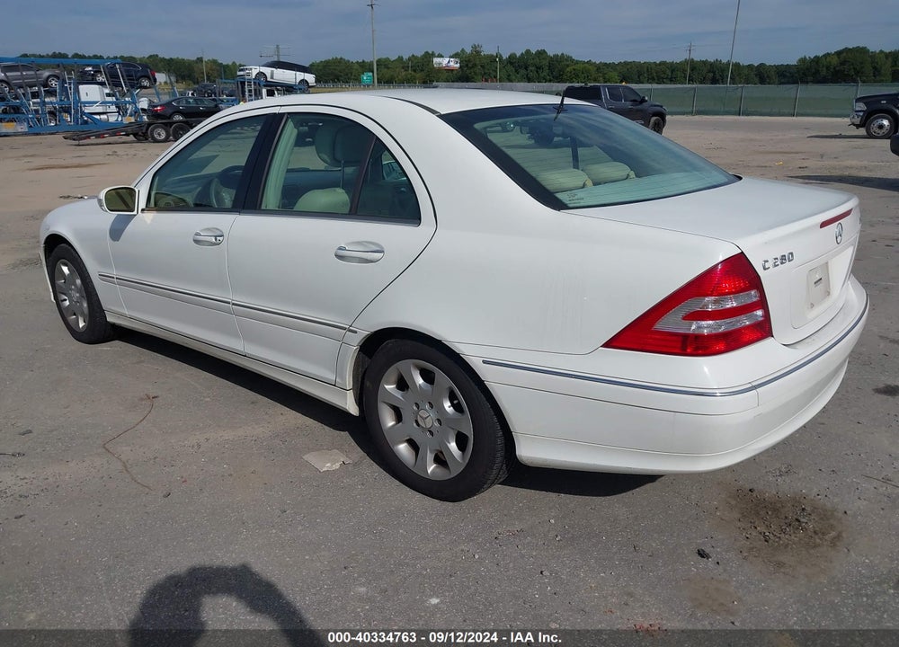 2006 MERCEDES-BENZ C 280 LUXURY 4MATIC VIN: WDBRF92H96F797964