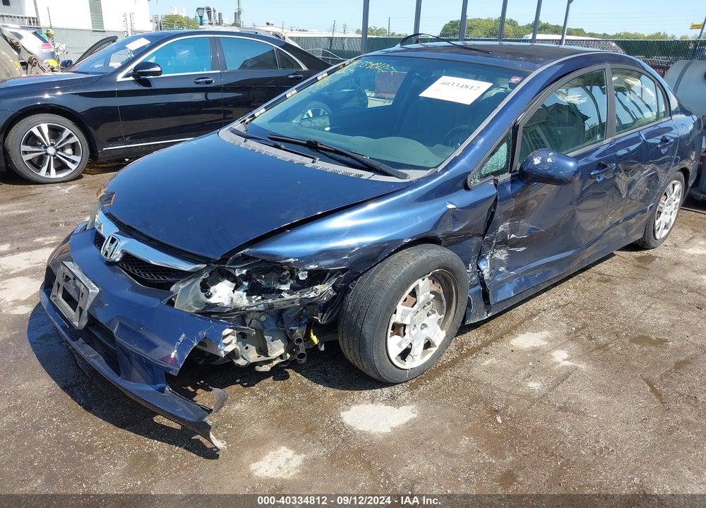 2009 HONDA CIVIC LX VIN: 1HGFA16549L008874