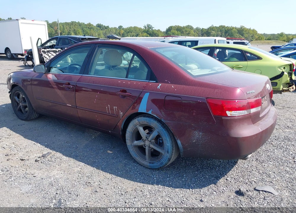 2007 HYUNDAI SONATA LIMITED/SE V6 VIN: 5NPEU46F17H194094