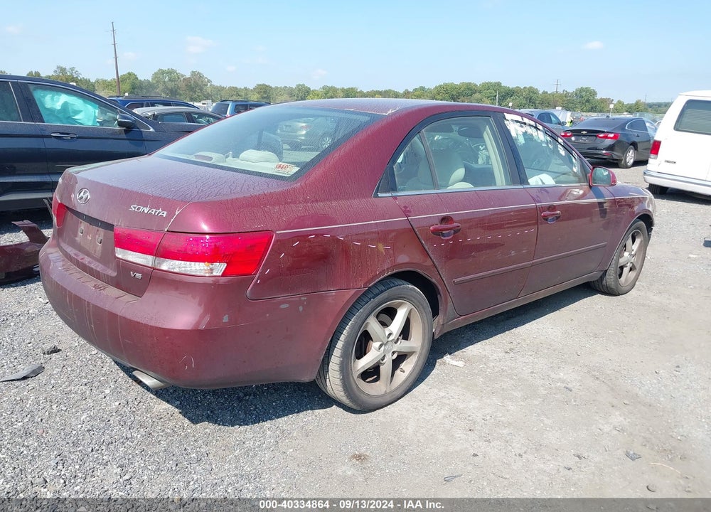 2007 HYUNDAI SONATA LIMITED/SE V6 VIN: 5NPEU46F17H194094