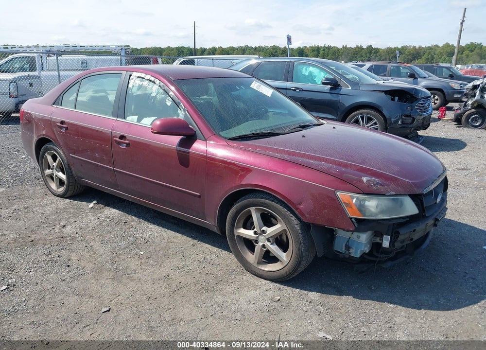 2007 HYUNDAI SONATA LIMITED/SE V6 VIN: 5NPEU46F17H194094