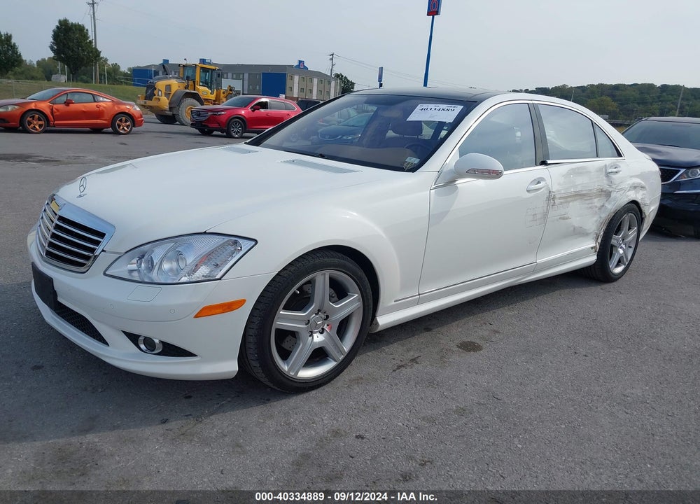 2007 MERCEDES-BENZ S 550 VIN: WDDNG71X07A050588
